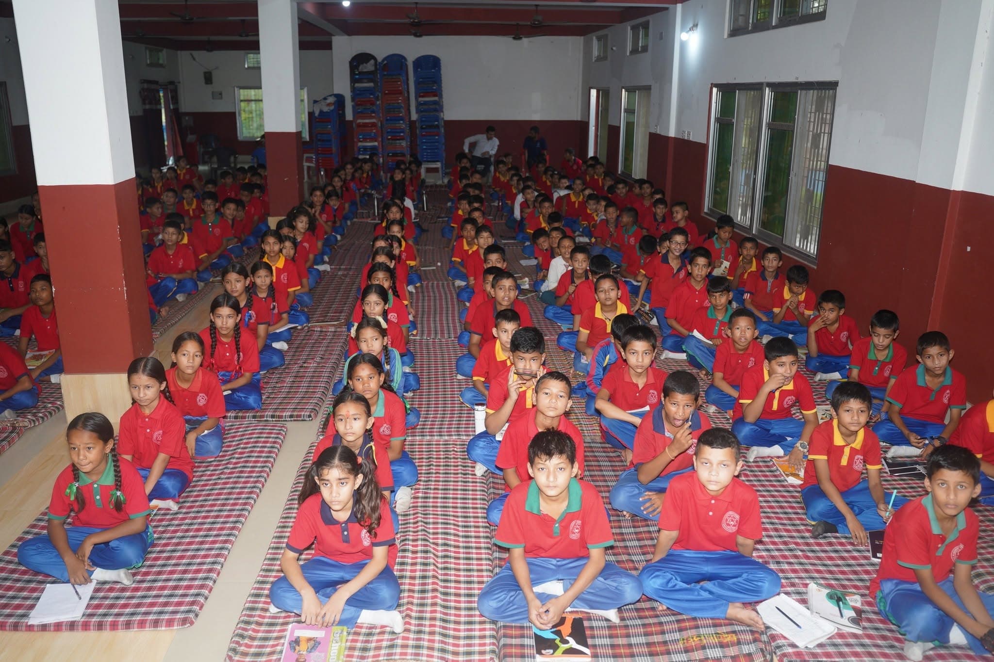 Yoga class at Holyland